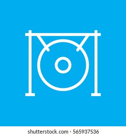 gong icon illustration isolated vector sign symbol