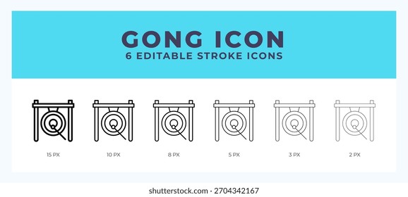 Vetor de ícone de gongo para web. E aplicativo móvel. Ícone de contorno de traçado editável.