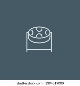 Gong vector icon. Gong concept stroke symbol design. Thin graphic elements vector illustration, outline pattern for your web site design, logo, UI. EPS 10.