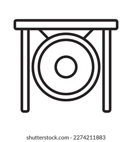 gongs icon vector illustration logo design