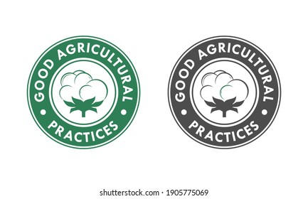 Good Agricultural Practices Badge Logo Template Stock Vector (Royalty ...