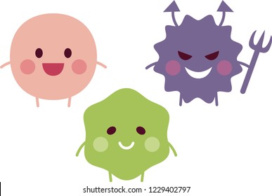 Good Bacteria, Bad Bacteria And Opportunistic Bacteria - Smiling Face