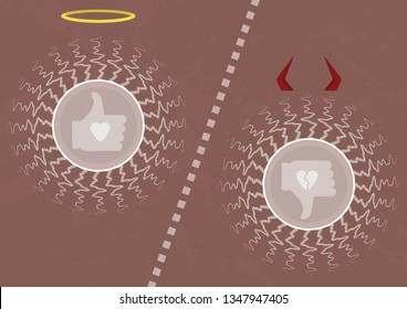 Good and bad bacterias. Not all bacterias are pathogenic ones and cause a diseases, good ones help us with digestive process, other is useful in industry, technology (fermentation, bio remediation)