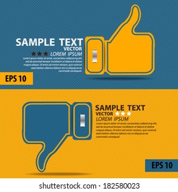 Good and Bad Concept vector illustration