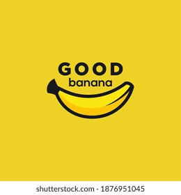 Good banana logo concept design. illustration icon banana