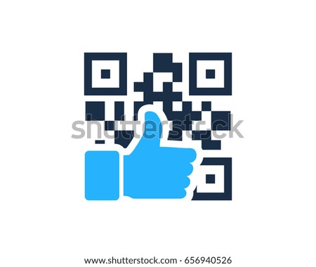 Good Barcode Icon Logo Design Element