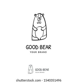 good bear, baby logo, for kids company