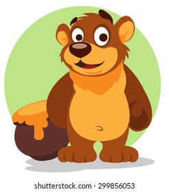 Good Bear with honey