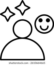 Good Behavior Chart Vector Line Icon Design