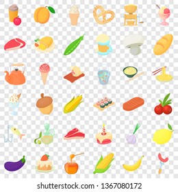 Good breakfast icons set. Cartoon style of 36 good breakfast vector icons for web for any design