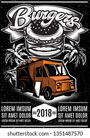 Good Burger Car. Fast food truck.