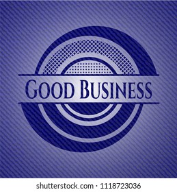 Good Business with jean texture