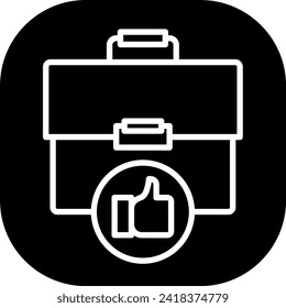 Good business performance business icon with black filled line outline style. business, professional, people, businessman, work, person, male. Vector Illustration