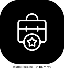 Good business performance business icon with black filled line outline style. business, professional, people, businessman, work, person, male. Vector Illustration