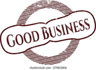 Good Business rubber stamp