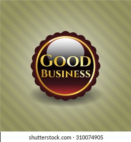 Good Business shiny badge