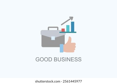Good Business Vector Or Logo Sign Symbol Illustration