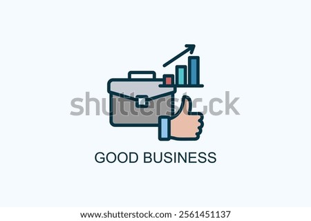 Good Business Vector Or Logo Sign Symbol Illustration