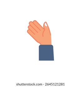 Good bye hand gesture vector icon. Hand gesture icon flat style. perfect use for logo, presentation, website, and more. modern icon design color style