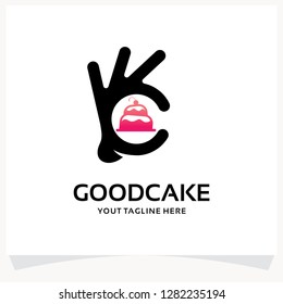 Good Cake Logo Design Template Inspiration