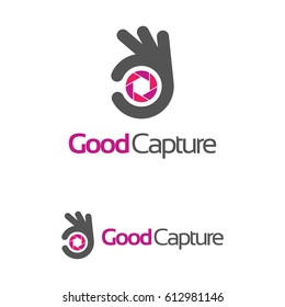 Good Capture Logo Template Design