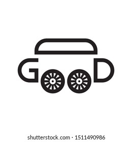GOOD Car logo design vector