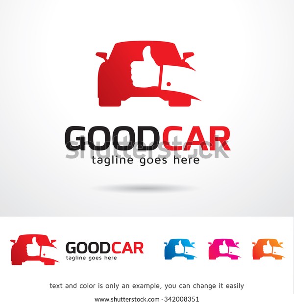 Good Car Logo Template\
Design Vector