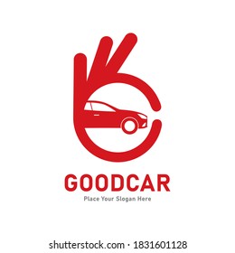 Good car vector logo template. Suitable for business, web, transportation, automotive, hand symbol and design