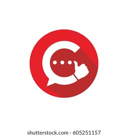 good chat, c chat and talk logo design