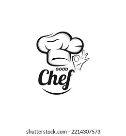 Good chef restaurant logo design template