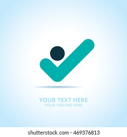 Good choice abstract logo, design concept, emblem, logotype element for template.