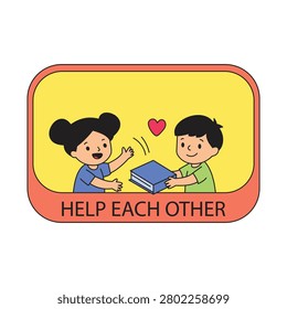 Good classroom behavior illustration vector