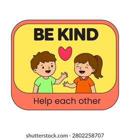 Good classroom behavior illustration vector