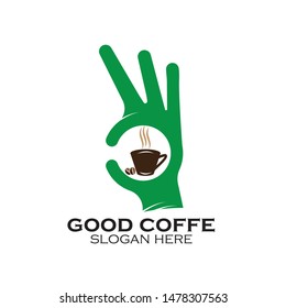 Good Coffee logo design template
