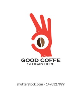 Good Coffee logo design template
