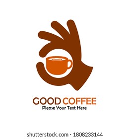 Good coffee logo design template illustration