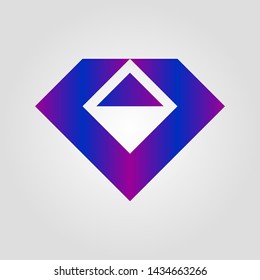 good color logo. Creative square triangle diamond logo design template. design logo.