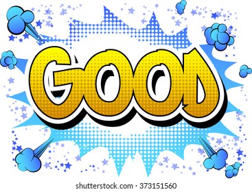 Good - Comic book style word