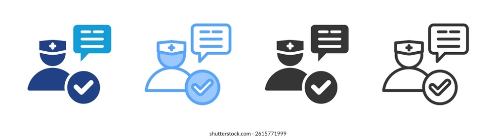Good Communication icon set multiple style collection