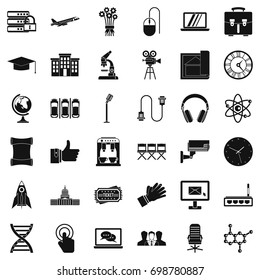 Good conference icons set. Simple style of 36 good conference vector icons for web isolated on white background