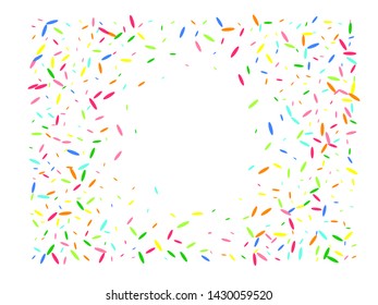 The good confetti background illustrations design. Multicolor hexagonal shapes modern. Confetti new background banner.