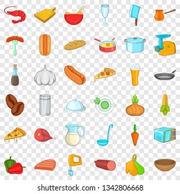 Good cooking icons set. Cartoon style of 36 good cooking vector icons for web for any design