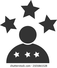 Buena retroalimentación del cliente y vectores de iconos de retroalimentación defectuosos, icono de calificación del cliente 