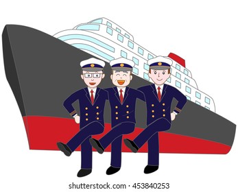 A good dance of the teamwork of sailors.