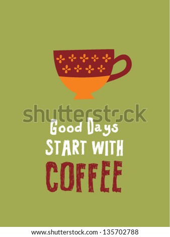 Similar – Image, Stock Photo Good morning coffee