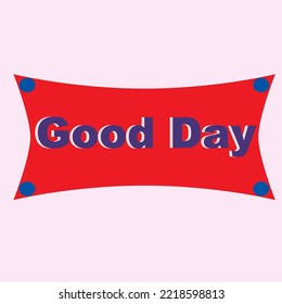 good Day text style in design