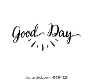 good day typography typographic creative writing text image 4