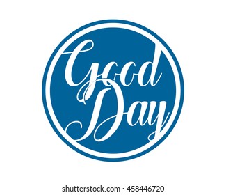good day typography typographic creative writing text image icon 2