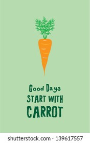 good days start with carrot