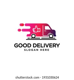 good delivery logo design modern,shipping logo,delivery service logo icon vector